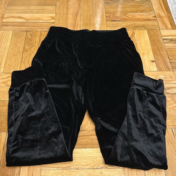 Velvet joggers - Picture 1 of 4